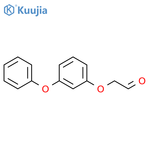 Acetaldehyde, (3-phenoxyphenoxy)- structure