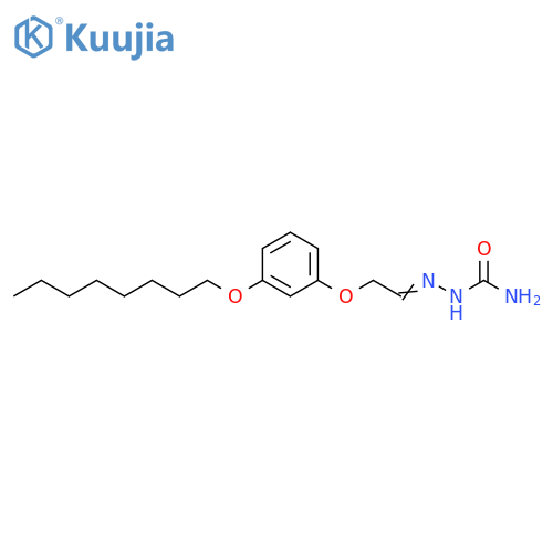 Hydrazinecarboxamide, 2-[2-[3-(octyloxy)phenoxy]ethylidene]- structure