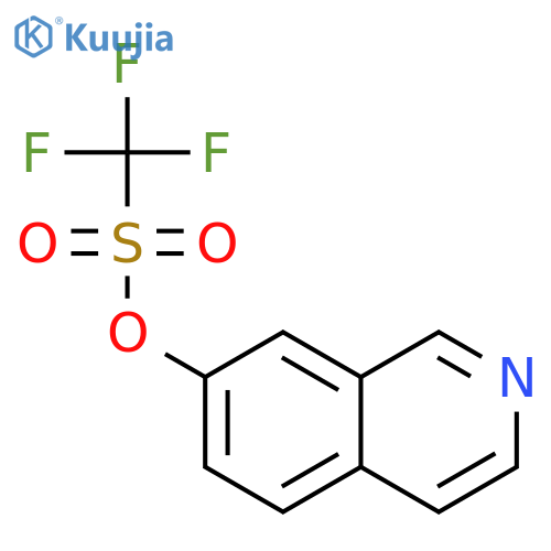 Isoquinolin-7-yl trifluoromethanesulfonate structure