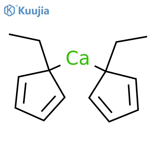 Calcium, bis(1-ethyl-2,4-cyclopentadien-1-yl)- structure