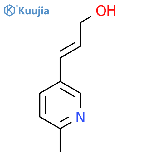 3-(6-methylpyridin-3-yl)prop-2-en-1-ol structure