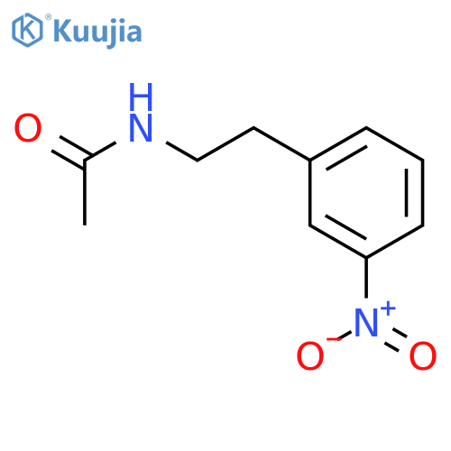 Acetamide, N-[2-(3-nitrophenyl)ethyl]- structure