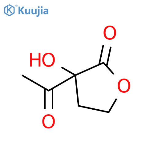 2(3H)-Furanone, 3-acetyldihydro-3-hydroxy- (9CI) structure