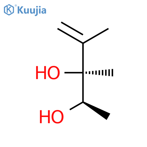4-Pentene-2,3-diol, 3,4-dimethyl-, (R*,S*)- structure
