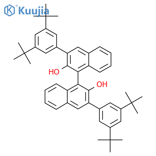 (S)-3,3'-Bis(3,5-di-tert-butylphenyl)-1,1'-binapthalene-2,2'-diol structure