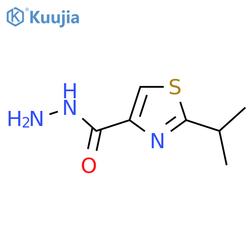 2-Isopropylthiazole-4-carbohydrazide structure