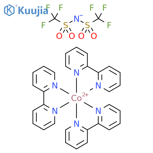 Tris-(2,2'-bipyridine)cobalt(II) bis(trifluoromethanesulfonimide) structure