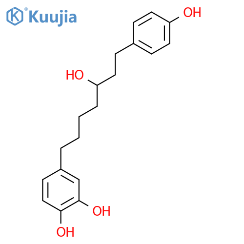 (3S)-1-(4-hydroxyphenyl)-7-(3,4-dihydroxyphenyl)heptan-3-ol structure