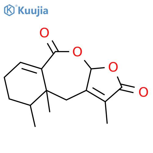 Furo[2,3-c][2]benzoxepin-2,9(4H,10aH)-dione, 4a,5,6,7-tetrahydro-3,4a,5-trimethyl- (9CI) structure