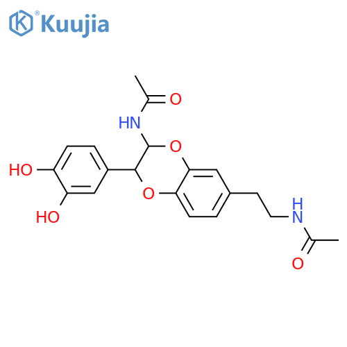 3-Amino-2-(3,4-dihydroxyphenyl)-2,3-dihydro-1,4-benzodioxin-6-ethanamine; (2S,3S)-form, N,N'-Di-Ac structure