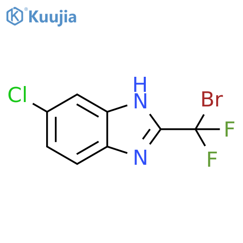 2-[Bromo(difluoro)methyl]-5-chloro-1H-benzimidazole structure