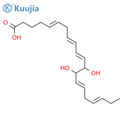 12, 13-Dihydroxy-5, 8, 10, 14, 17-eicosapentaenoic acid structure