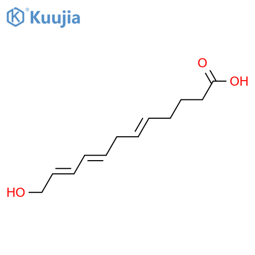 12-Hydroxy-5,8,10-dodecatrienoic acid; (5Z,8E,10E)-form structure