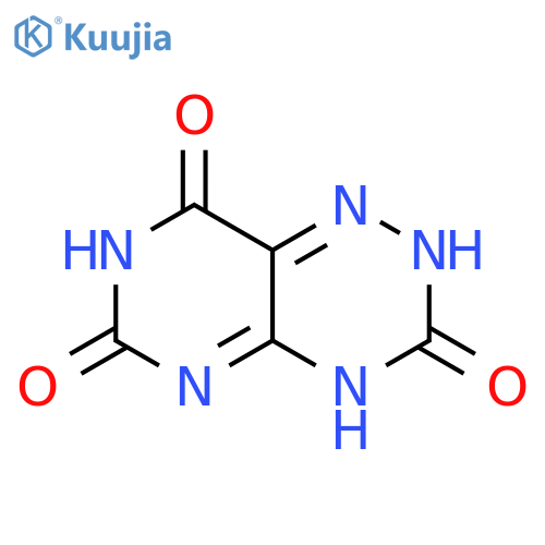 Pyrimido[4,5-e]-as-triazine-3,6,8(2H,5H,7H)-trione(8CI) structure