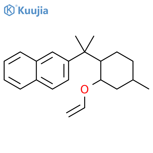Naphthalene, 2-[1-[2-(ethenyloxy)-4-methylcyclohexyl]-1-methylethyl]- structure