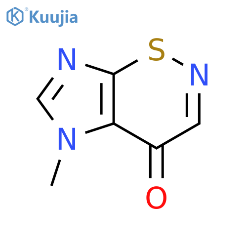 Imidazo[4,5-e]-1,2-thiazin-4(5H)-one,5-methyl- structure