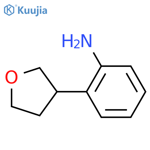 2-(Tetrahydrofuran-3-yl)aniline structure