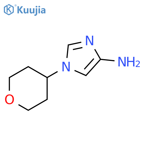 1-(oxan-4-yl)-1H-imidazol-4-amine structure