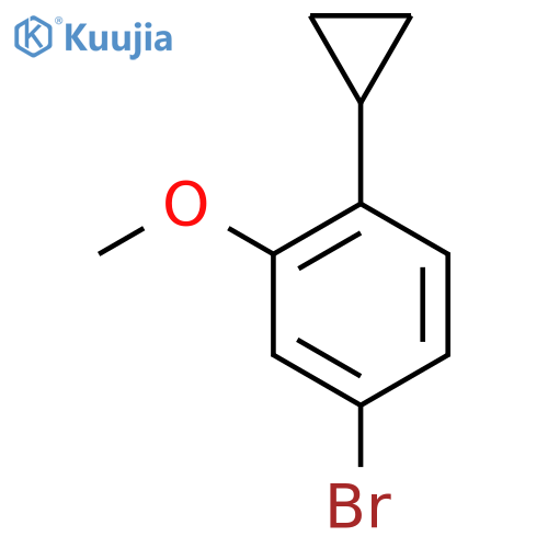 3-Methoxy-4-cyclopropylbromobenzene structure