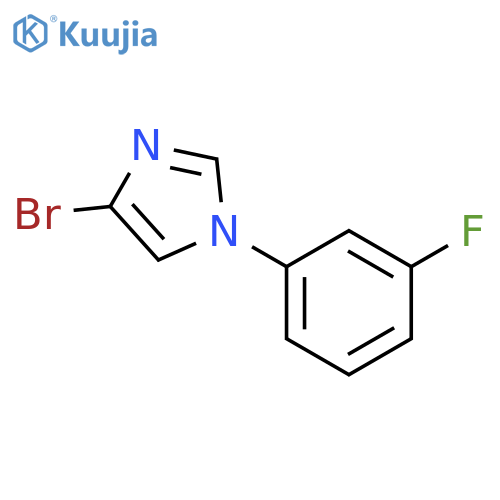 4-Bromo-1-(3-fluorophenyl)-1H-imidazole structure