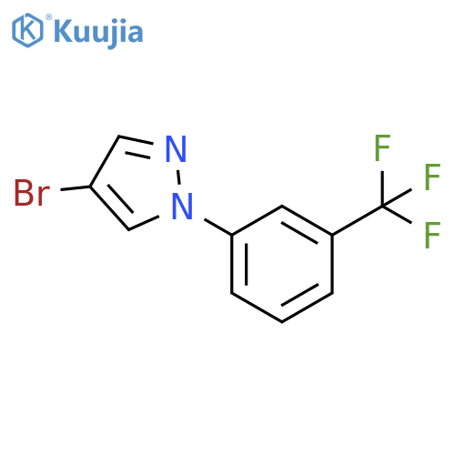 4-Bromo-1-3-(trifluoromethyl)phenylpyrazole structure