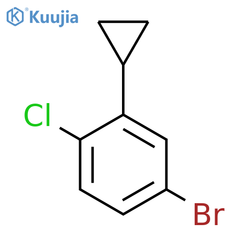 4-Chloro-3-cyclopropylbromobenzene structure