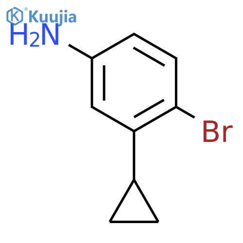 4-bromo-3-cyclopropylaniline structure