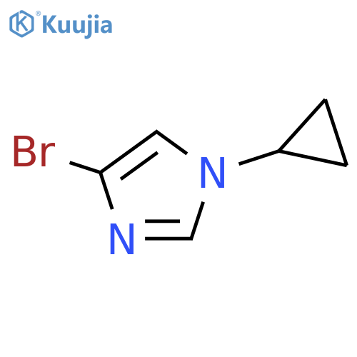 4-Bromo-1-cyclopropyl-1H-imidazole structure