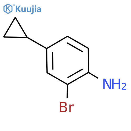 2-Bromo-4-cyclopropylaniline structure