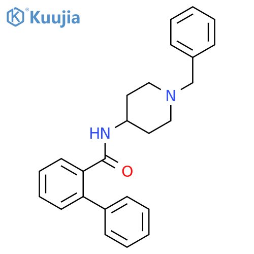 [1,1'-Biphenyl]-2-carboxamide, N-[1-(phenylmethyl)-4-piperidinyl]- structure