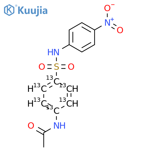 Sulfanitran 13C6 (sulfanilamide ring 13C6) structure
