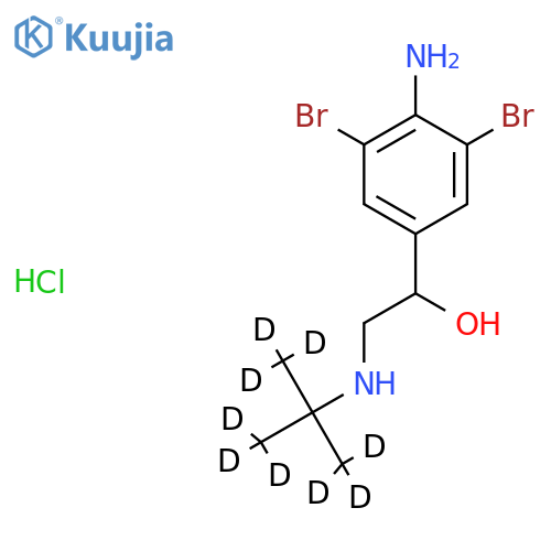Brombuterol-d9 Hydrochloride structure