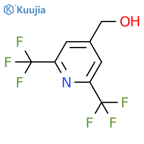 2,6-Bis(trifluoromethyl)pyridin-4-ylmethanol structure