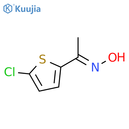 (1E)-1-(5-Chloro-2-thienyl)ethanone oxime structure