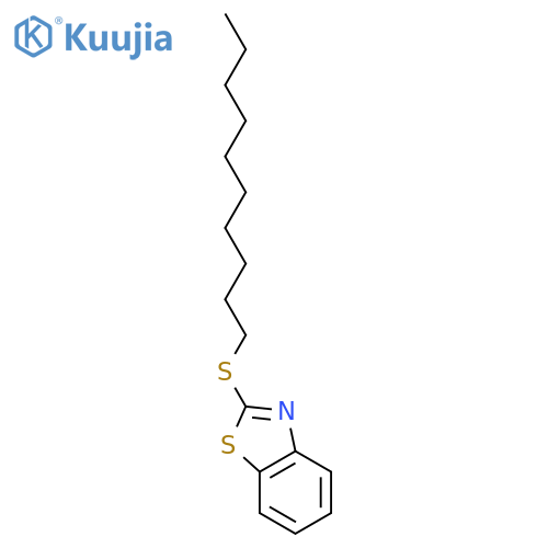 Benzothiazole, 2-(decylthio)- structure