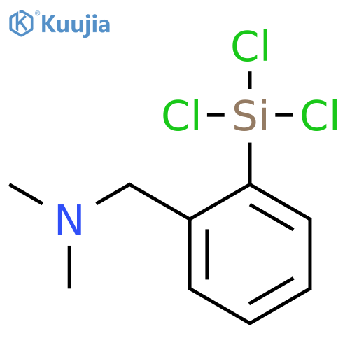 BENZENEMETHANAMINE, N,N-DIMETHYL-2-(TRICHLOROSILYL)- structure