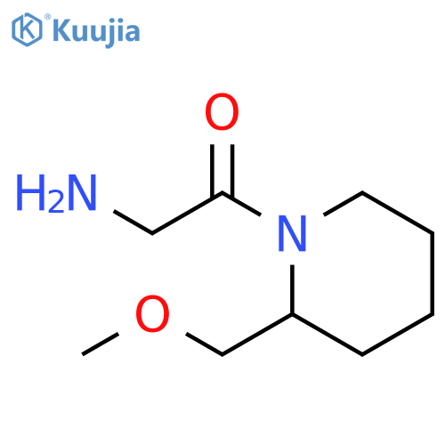 2-AMino-1-(2-MethoxyMethyl-piperidin-1-yl)-ethanone structure