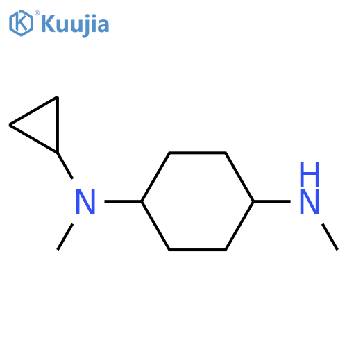 N-Cyclopropyl-N,N'-dimethyl-cyclohexane-1,4-diamine structure