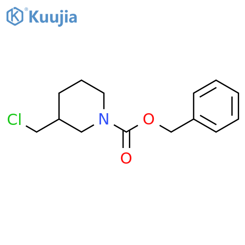 3-ChloroMethyl-piperidine-1-carboxylic acid benzyl ester structure