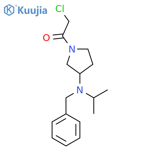 1-[3-(Benzyl-isopropyl-amino)-pyrrolidin-1-yl]-2-chloro-ethanone structure