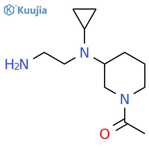 1-{3-[(2-Amino-ethyl)-cyclopropyl-amino]-piperidin-1-yl}-ethanone structure
