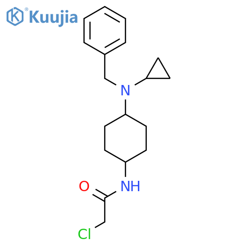 N-[4-(Benzyl-cyclopropyl-amino)-cyclohexyl]-2-chloro-acetamide structure