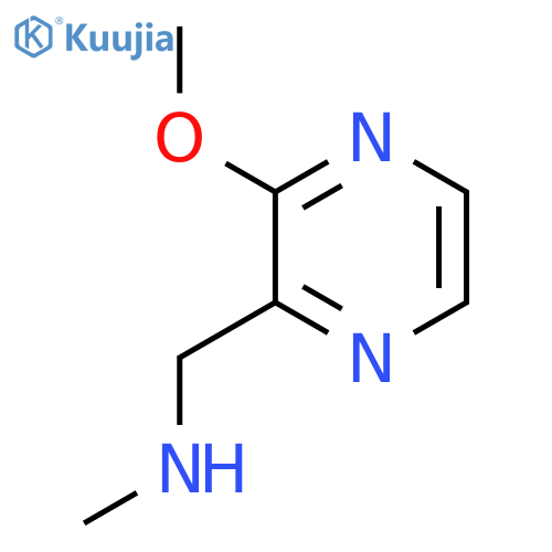 (3-Methoxy-pyrazin-2-ylmethyl)-methyl-amine structure