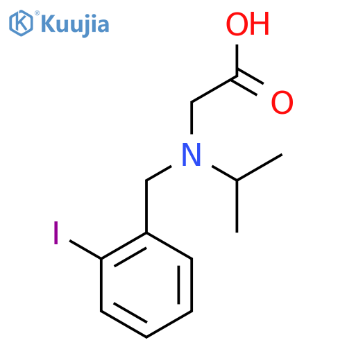 [(2-Iodo-benzyl)-isopropyl-amino]-acetic acid structure