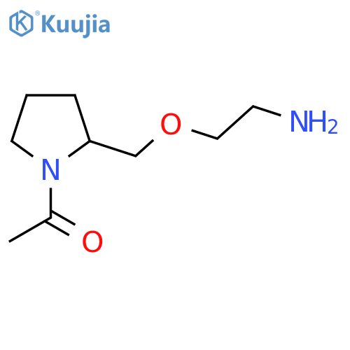 1-[2-(2-Amino-ethoxymethyl)-pyrrolidin-1-yl]-ethanone structure