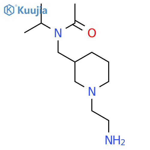 N-[1-(2-Amino-ethyl)-piperidin-3-ylmethyl]-N-isopropyl-acetamide structure