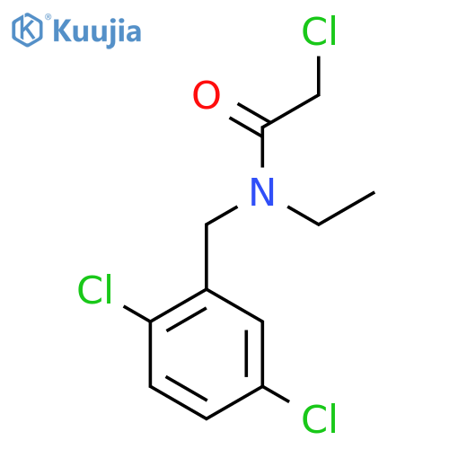 2-Chloro-N-(2,5-dichloro-benzyl)-N-ethyl-acetamide structure