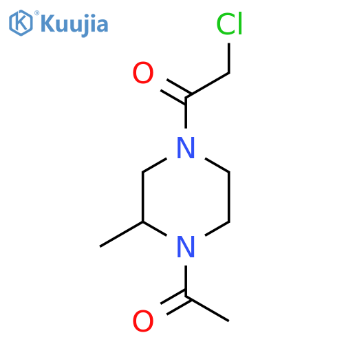 1-(4-Acetyl-3-methyl-piperazin-1-yl)-2-chloro-ethanone structure