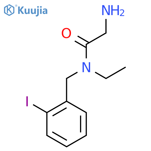 2-Amino-N-ethyl-N-(2-iodo-benzyl)-acetamide structure