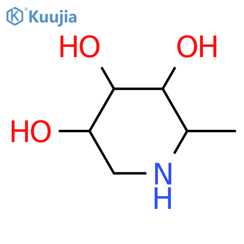 2-Methyl-3,4,5-piperidinetriol; (2S,3S,4S,5S)-form structure